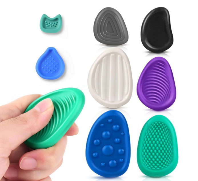 Fidget Toys, 8 Stück Blaue Anti Stress Spielzeug, Beruhigende Fidget Toy Für Und Erwachsene